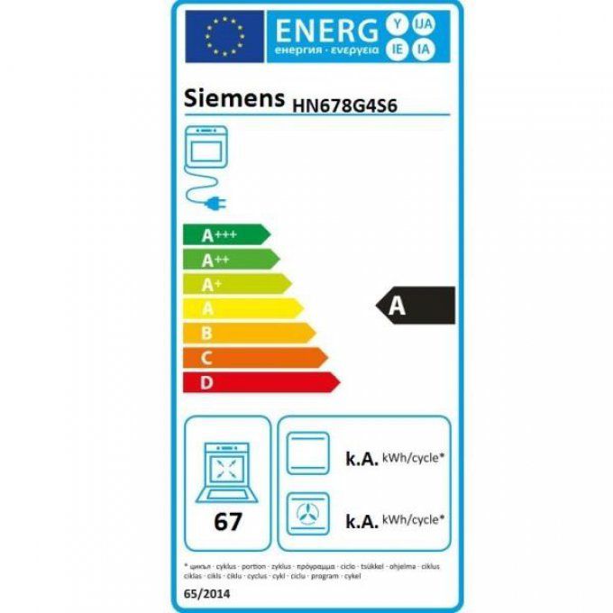 FOUR ENCASTRABLE - SIEMENS - HN678G4S6