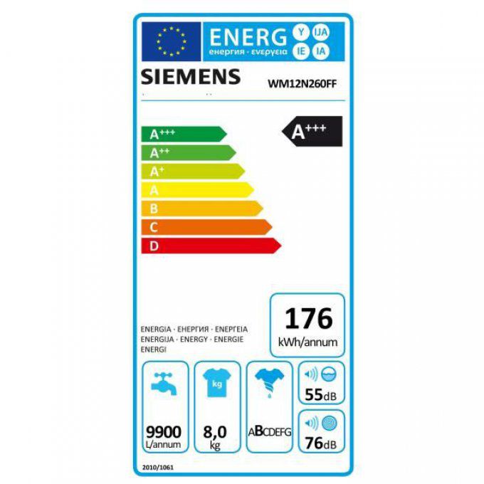 SIEMENS - WM12N260FF