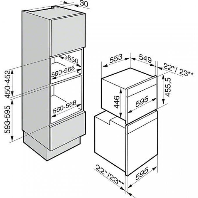 FOUT ENCASTRABLE - MIELE - DG6100IN