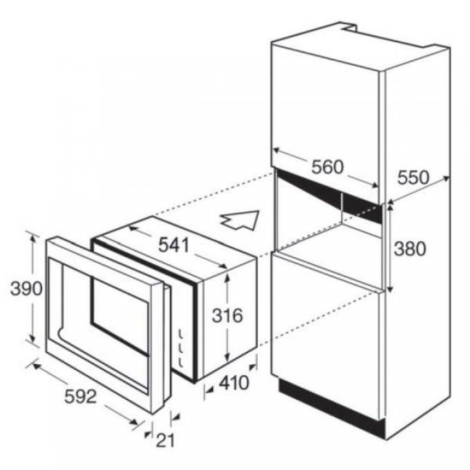 BRANDT - BMS6115W