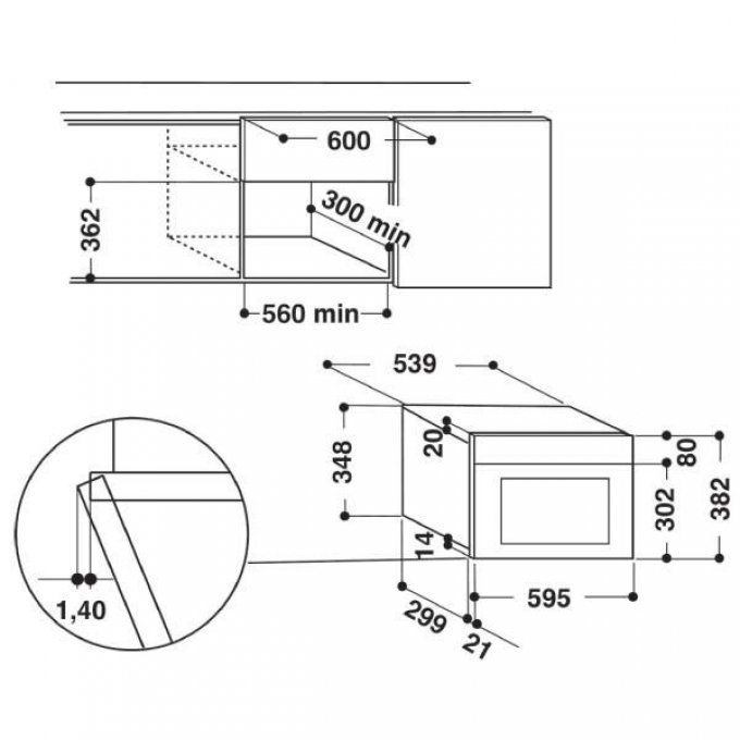 WHIRLPOOL - AMW490IX