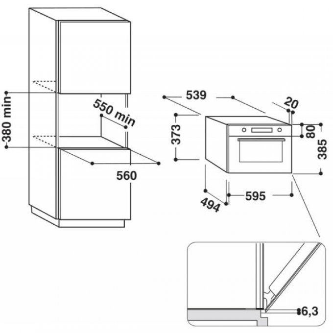 WHIRLPOOL - AMW730NB