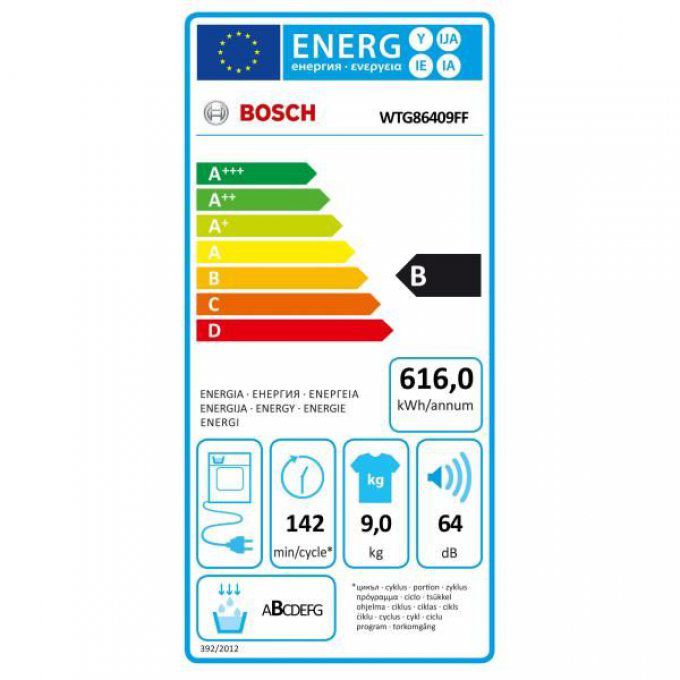 BOSCH - WTG86409FF