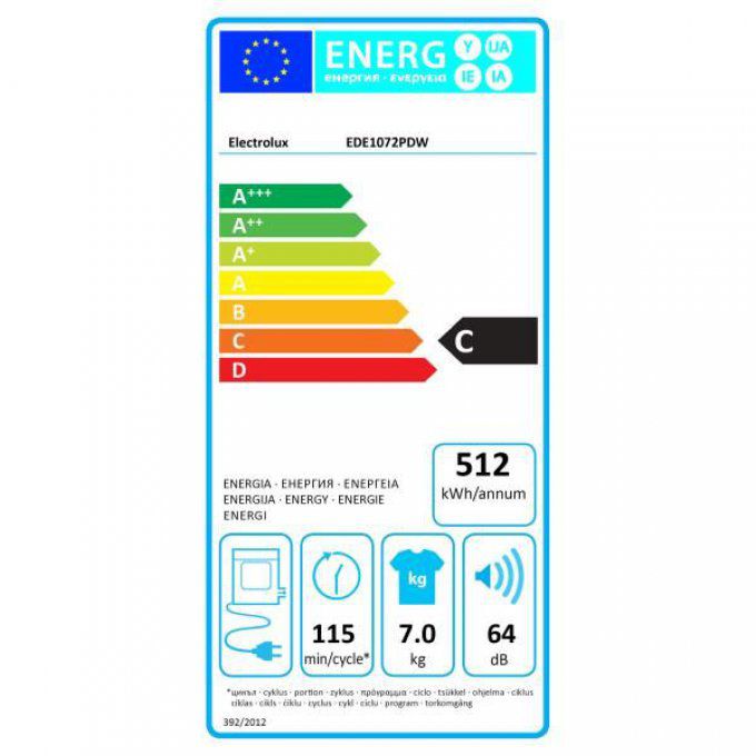 ELECTROLUX - EDE1072PDW
