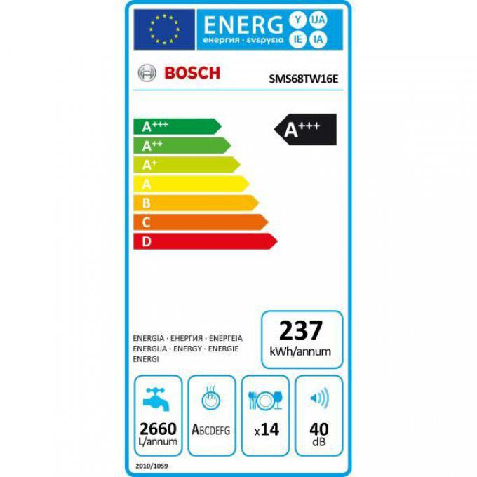 BOSCH - SMS68TW16E
