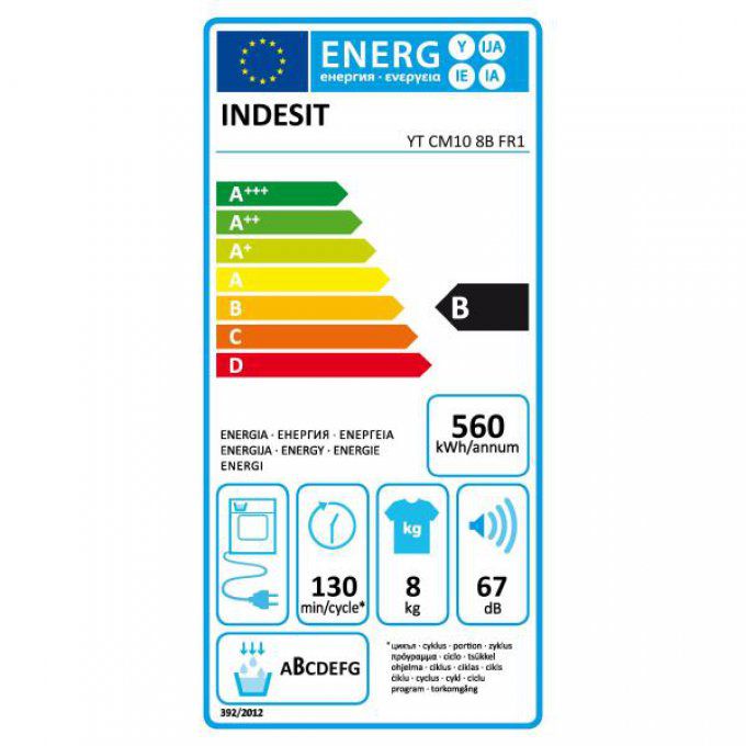 Sèche-linge frontal INDESIT - YTCM108BFR1