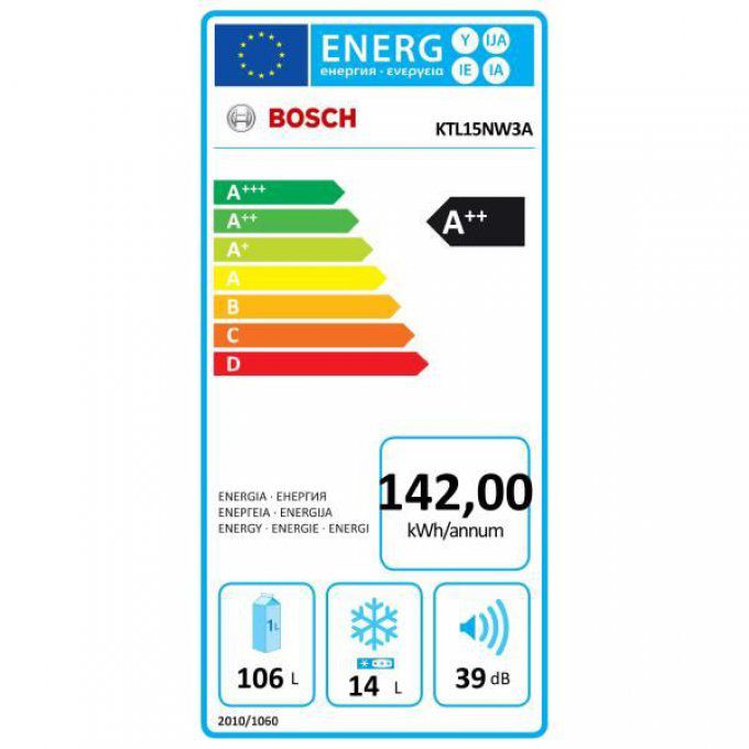 Réfrigérateur table top 4* BOSCH - KTL15NW3A