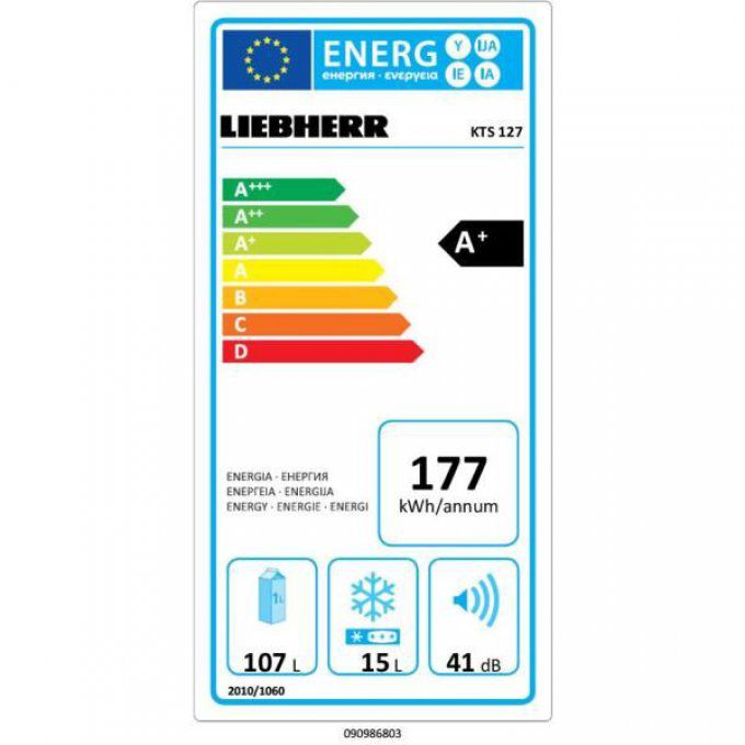Réfrigérateur table top 4* LIEBHERR - KTS127