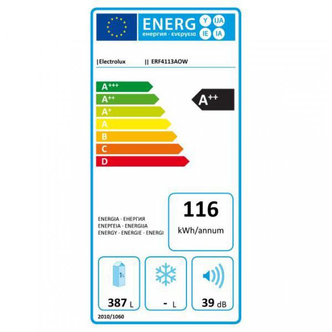 Réfrigérateur 1 porte Tout utile ELECTROLUX - ERF4113AOW