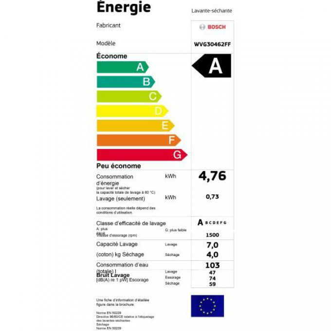 BOSCH - WVG30462FF