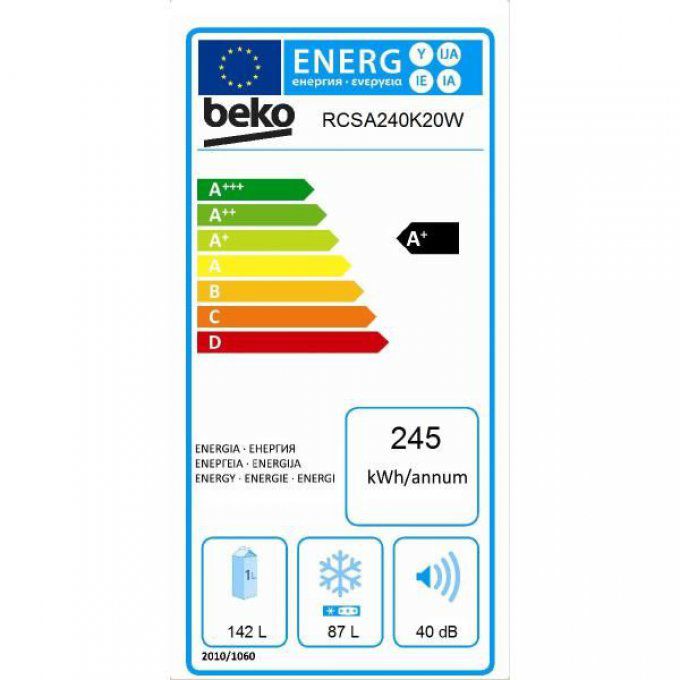 Réfrigérateur combiné BEKO - RCSA240K20W