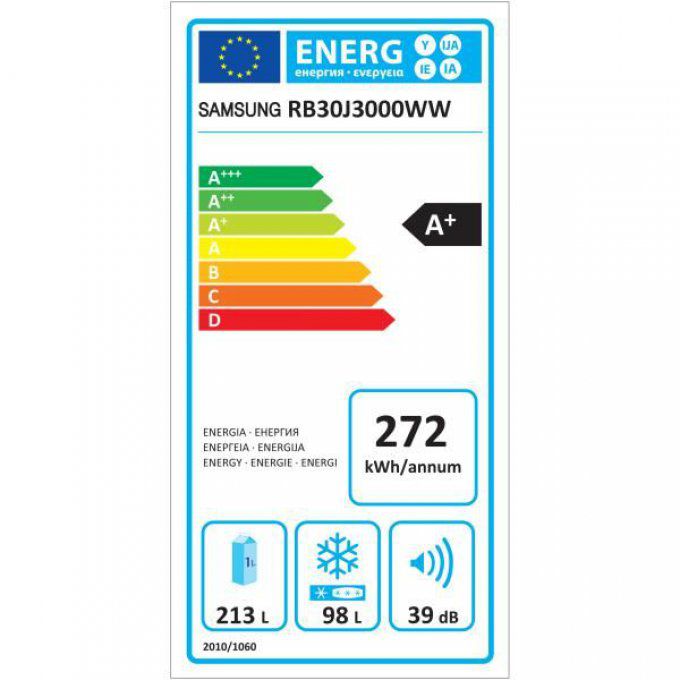 Réfrigérateur combiné SAMSUNG - RB30J3000WW/EF