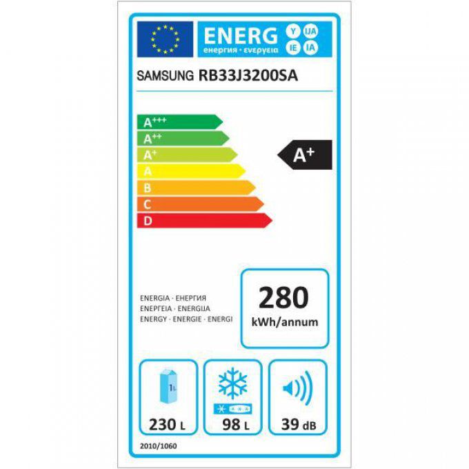 Réfrigérateur combiné SAMSUNG - RB33J3200SA/EF