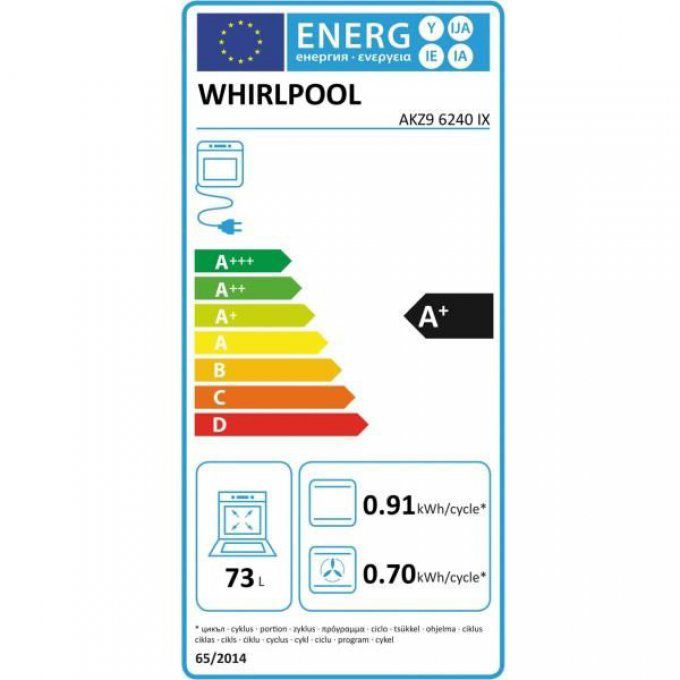 FOUR ENCASTRABLE - WHIRLPOOL - AKZ96240IX