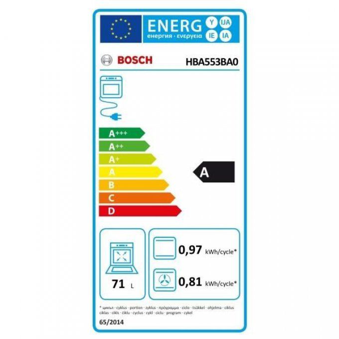 FOUR ENCASTRABLE - BOSCH - HBA553BA0