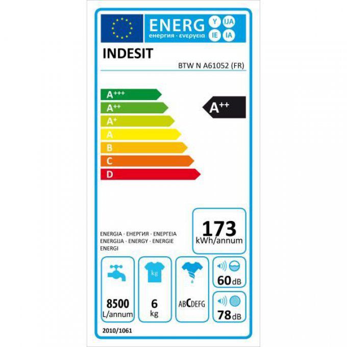 INDESIT - BTWNA61052