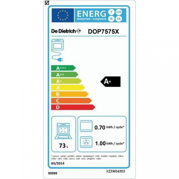 FOUR ENCASTRABLE - DE DIETRICH - DOP7575X