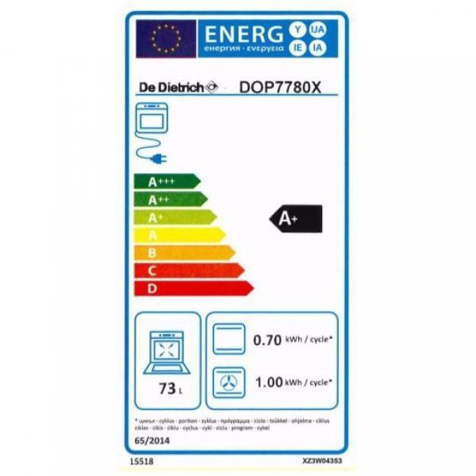 FOUR ENCASTRABLE - DE DIETRICH - DOP7780X