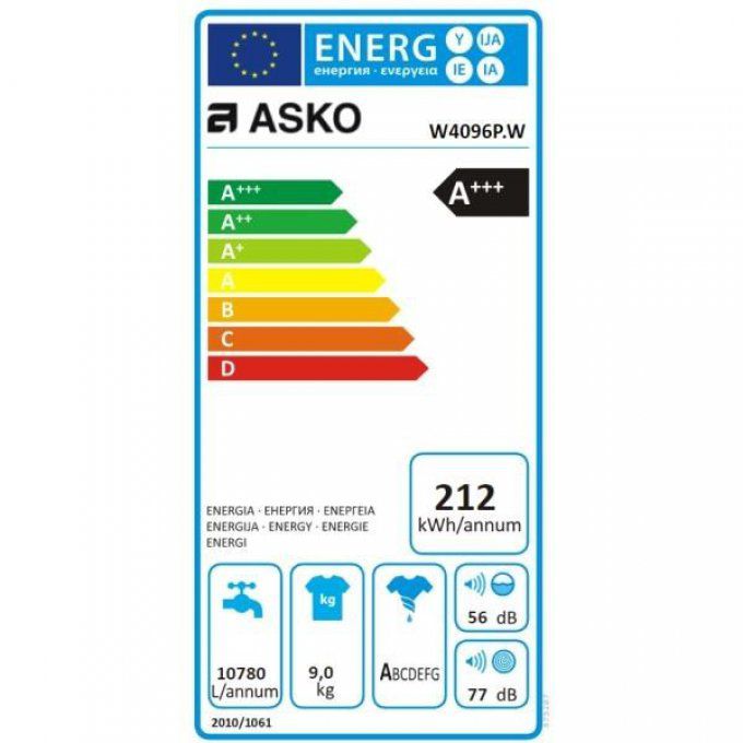 ASKO - W4096PW