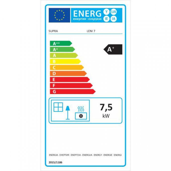 Poêle à granulés électronique SUPRA - LENI7GRIS