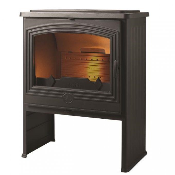 Poêle à bois vintage DEVILLE - C077BC-06