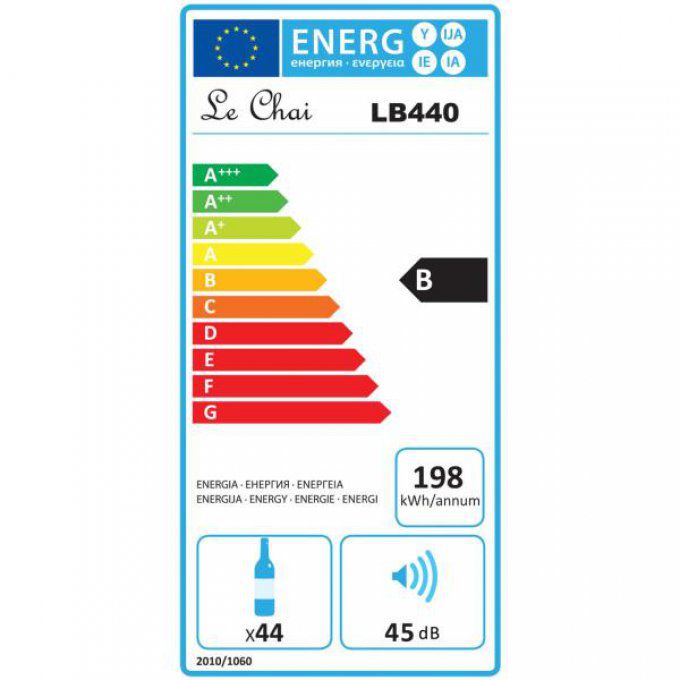 Cave à vin encastrable multizones LE CHAI - LB440