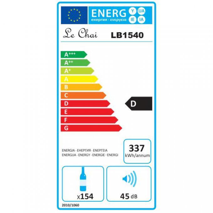Cave à vin encastrable multizones LE CHAI - LB1540