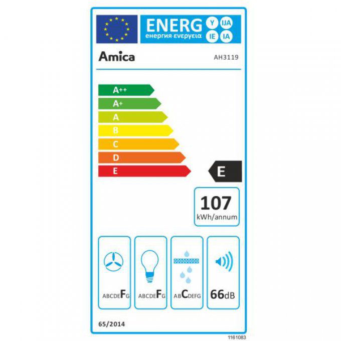 Hotte décorative murale AMICA - AH3119