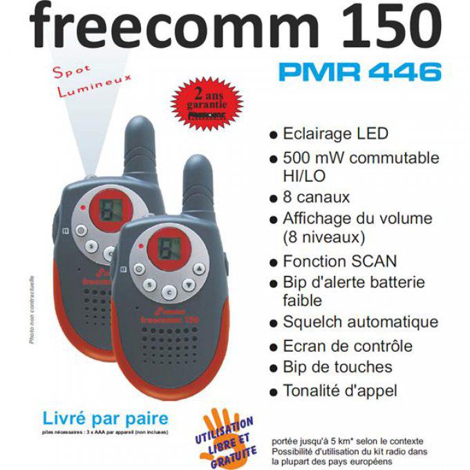 Talkie-Walkie PRESIDENT ELECTRONICS - FREECOMM150