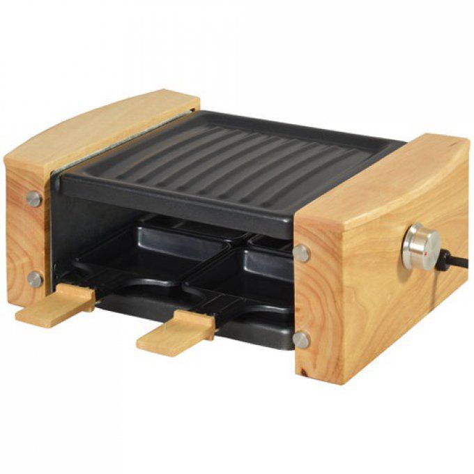 Conviviaux Raclette KITCHENCHEF - KCWOOD4