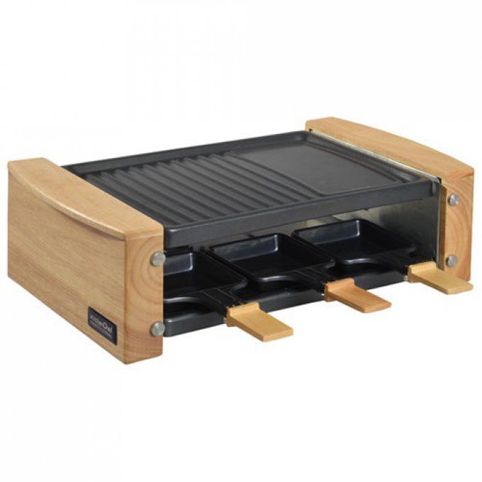 Conviviaux Raclette KITCHENCHEF - KCWOOD6