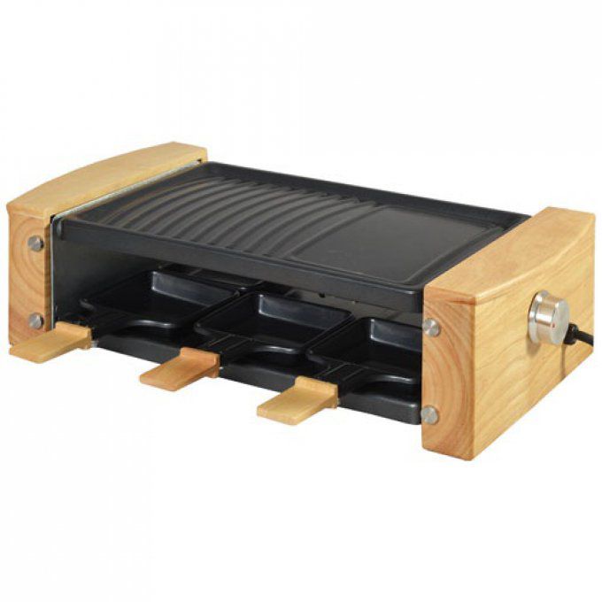 Conviviaux Raclette KITCHENCHEF - KCWOOD6