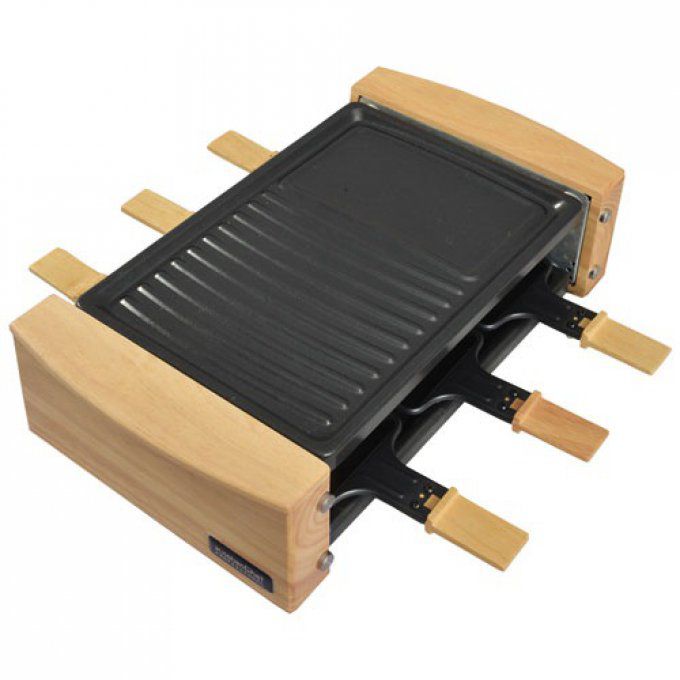 Conviviaux Raclette KITCHENCHEF - KCWOOD6