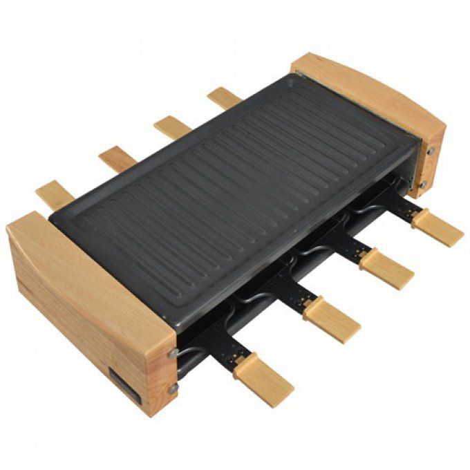 Conviviaux Raclette KITCHENCHEF - KCWOOD8