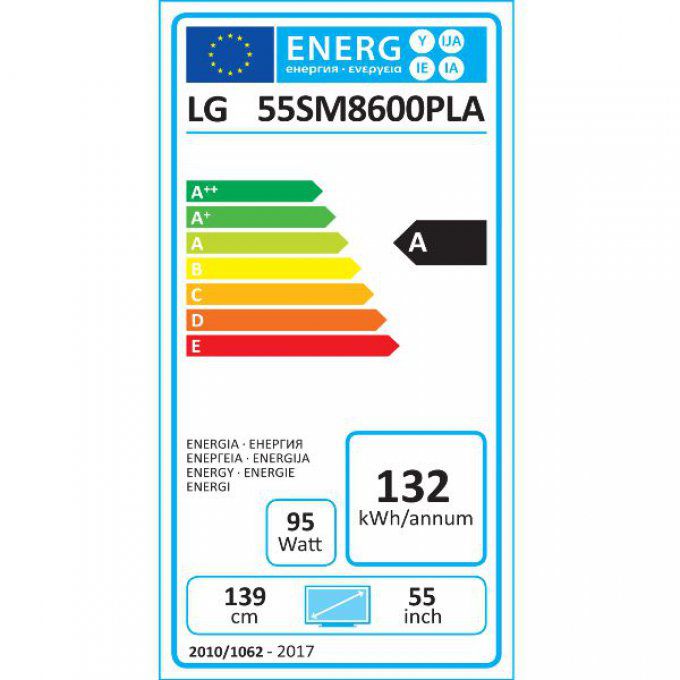 Téléviseur 4K écran plat LG - 55SM8600