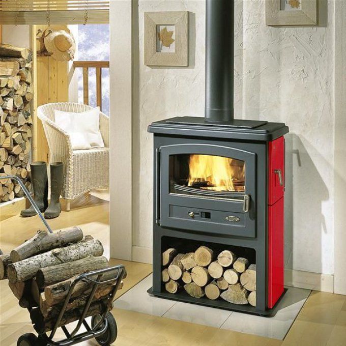 Poêle à bois longiligne GODIN - 363101R