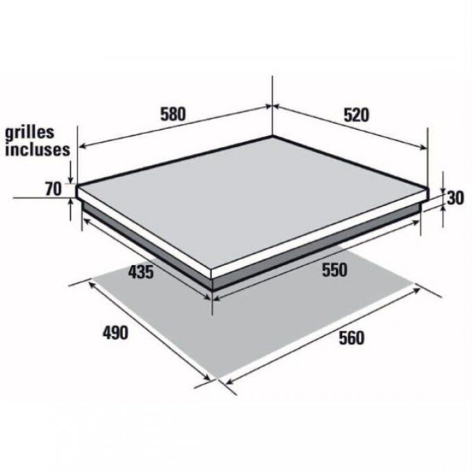 PLAQUE DE CUISSON - SAUTER - SPE4464MX