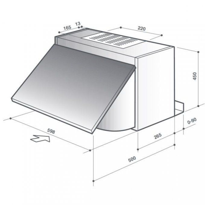Hotte escamotable DE DIETRICH - DHE1146A