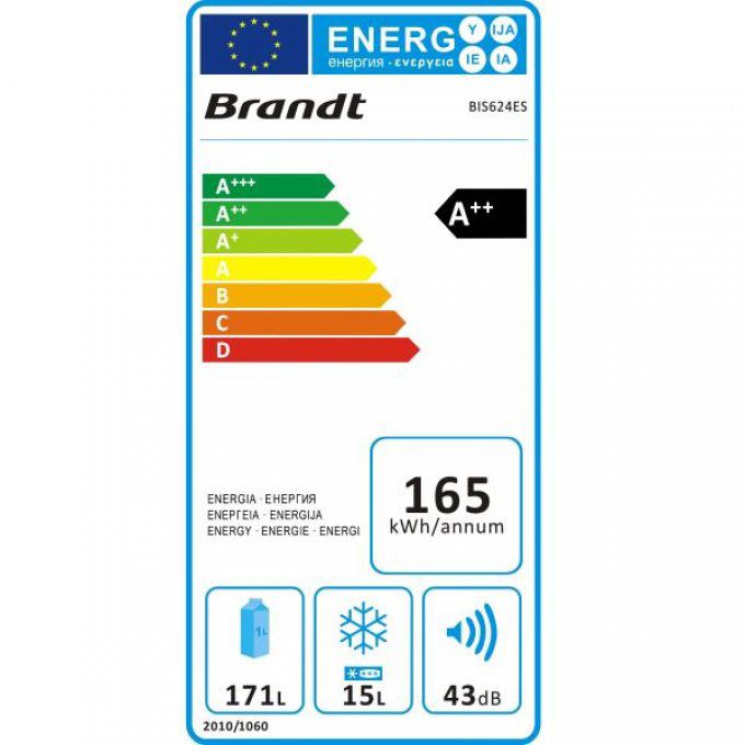 FRIGO ENCASTRABLE - BRANDT - BIS624ES
