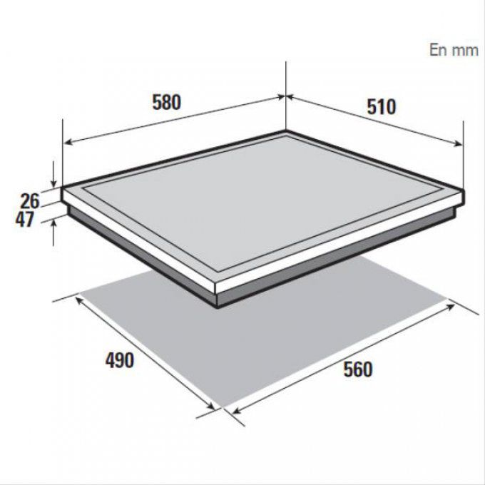 PLAQUE DE CUISSON - BRANDT - BPV6410B