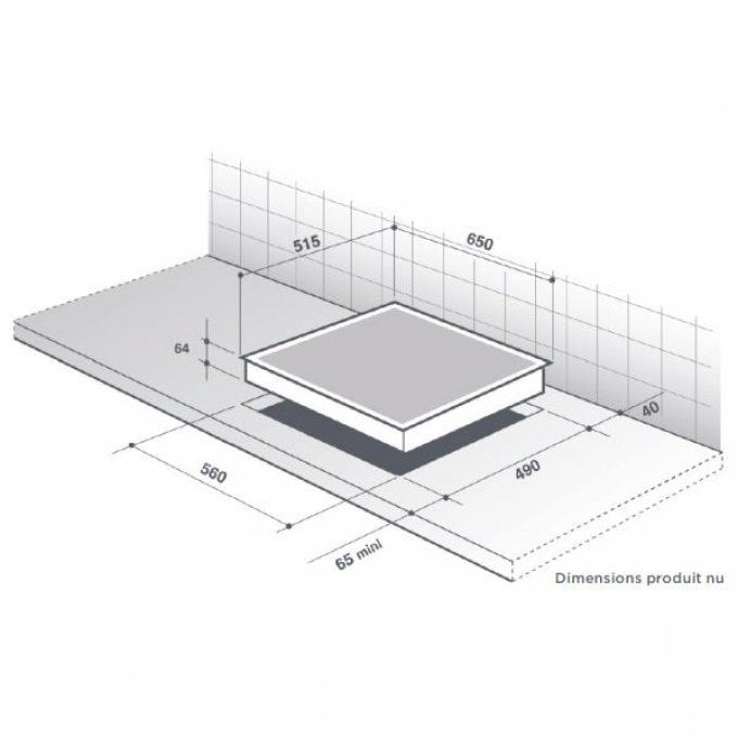 PLAQUE DE CUISSON - DE DIETRICH - DPI7686XS
