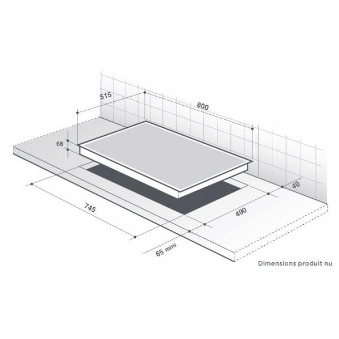PLAQUE DE CUISSON - DE DIETRICH - DPI7870X