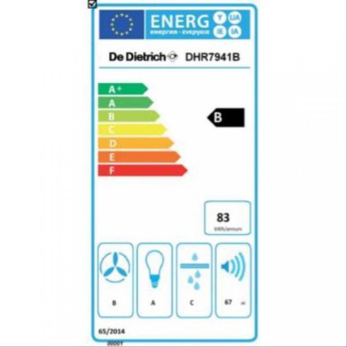 Hotte décorative murale DE DIETRICH - DHR7941B