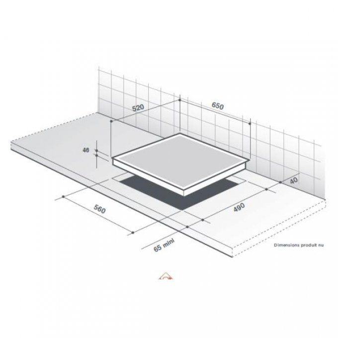 PLAQUE DE CUISSON - DE DIETRICH - DPV7650B