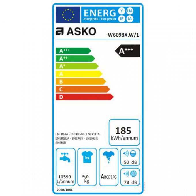 Lave-linge frontal ASKO - W6098XW