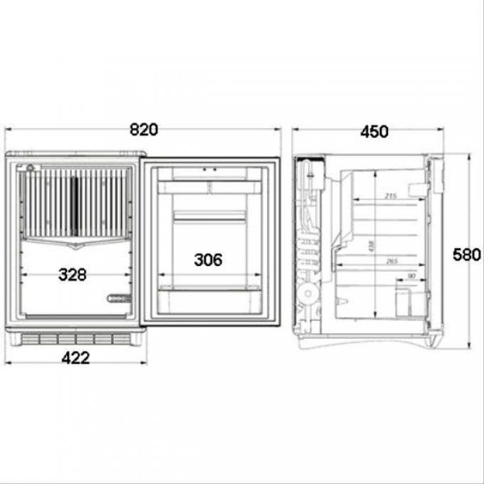 Réfrigérateur mini-bar DOMETIC - DS400B