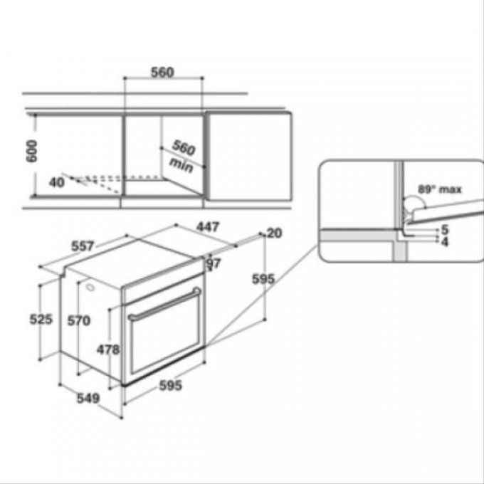 FOUR ENCASTRABLE - INDESIT - IFW5844CIX
