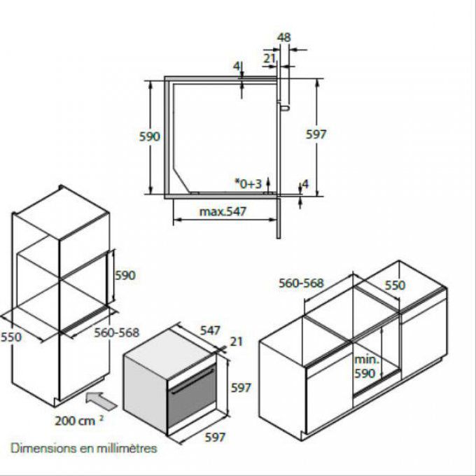 FOUR ENCASTRABLE - ASKO - OP8664S