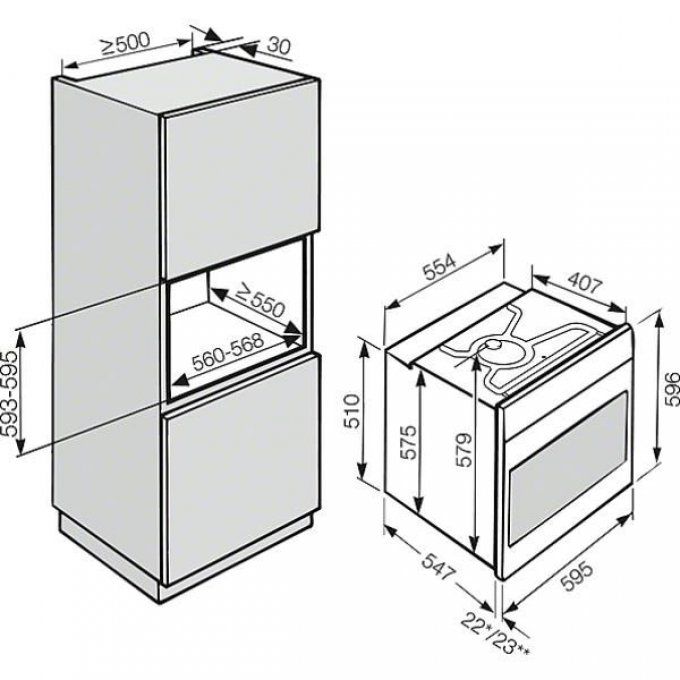 FOUR ENCASTRABLE - MIELE - H2561BPNR