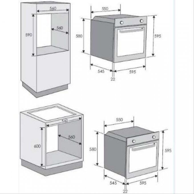FOUR ENCASTRABLE - ROSIERES - RFZ7970IN-EWF/E